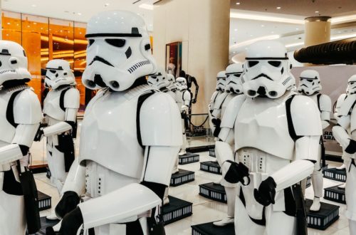 Stormtroopers lining up