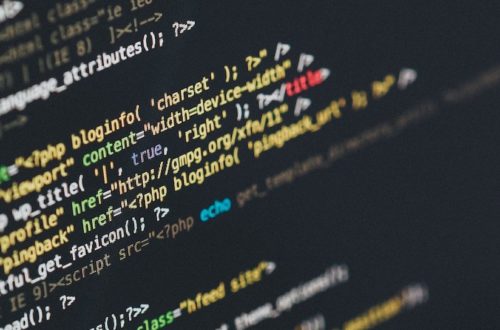 monitor showing Java programming